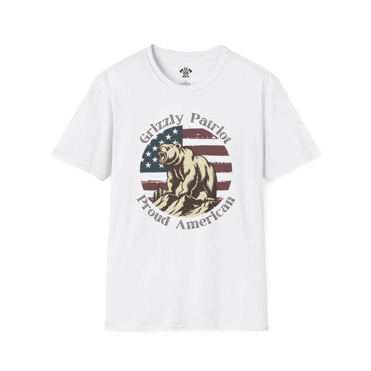 Grizzly Patriot Proud American T-Shirt